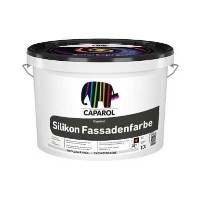 Фарба фасадна силіконова матова Caparol "Capatect Silikon Fassadenfarbe", База 1, 10 л.