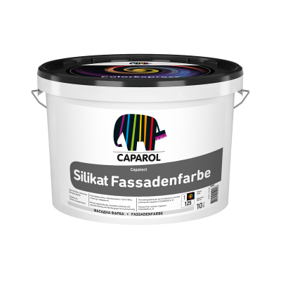 Фарба фасадна силікатна матова Caparol "Capatect Silikat Fassadenfarbe", База 1, 10 л.